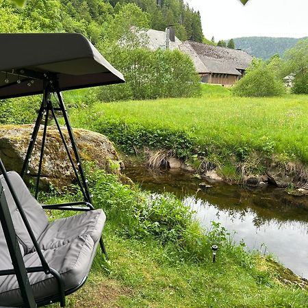 Naturidyll Am Fluss - Ferienhaus Albmatte - Grosser Garten Zum Grillen Und Entspannen-Direkt Neben Dem Radon Revitalbad Mit Sauna Und Thermalbecken St. Blasien Zewnętrze zdjęcie